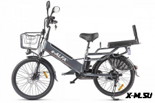 Велогибрид GREEN CITY e-ALFA GL черный