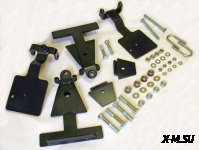 Комплект кронштейнов крепления гусениц для ATV №1 (ATV Хайсан, сварные рычаги) КГ.01-00.000