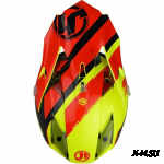 Козырек для шлема JUST1 J32 PRO Kick черный/красный/желтый