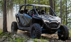 Мотовездеход POLARIS RZR 64 Pro XP 4 Ultimate - Matte Titanium Metallic (2021)