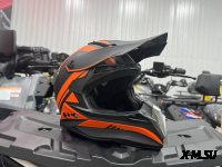 Шлем кроссовый HETOSHI AD2-6 цв. Черно-оранжевый  р. L