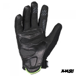 Перчатки (дорожные) мужские INFLAME ACTION, кожа+сетка, цвет черный