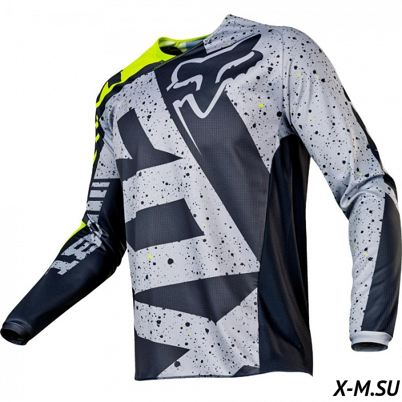 Мотоджерси Fox 180 Nirv Jersey Grey/Yellow Мотоджерси Fox 180 Nirv Jersey Grey/Yellow