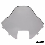 Стекло ветровое для снегохода YAMAHA ET410 увеличенное (высота 58см, толщина 2мм, МПК)