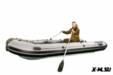 Лодка РИБ RiverBoats RB 430 (Встроенный рундук) (транец L — 515 мм.)