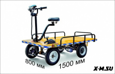 Платформенная тележка электрическая ELTRECO RuTrike СКЛАД 1500