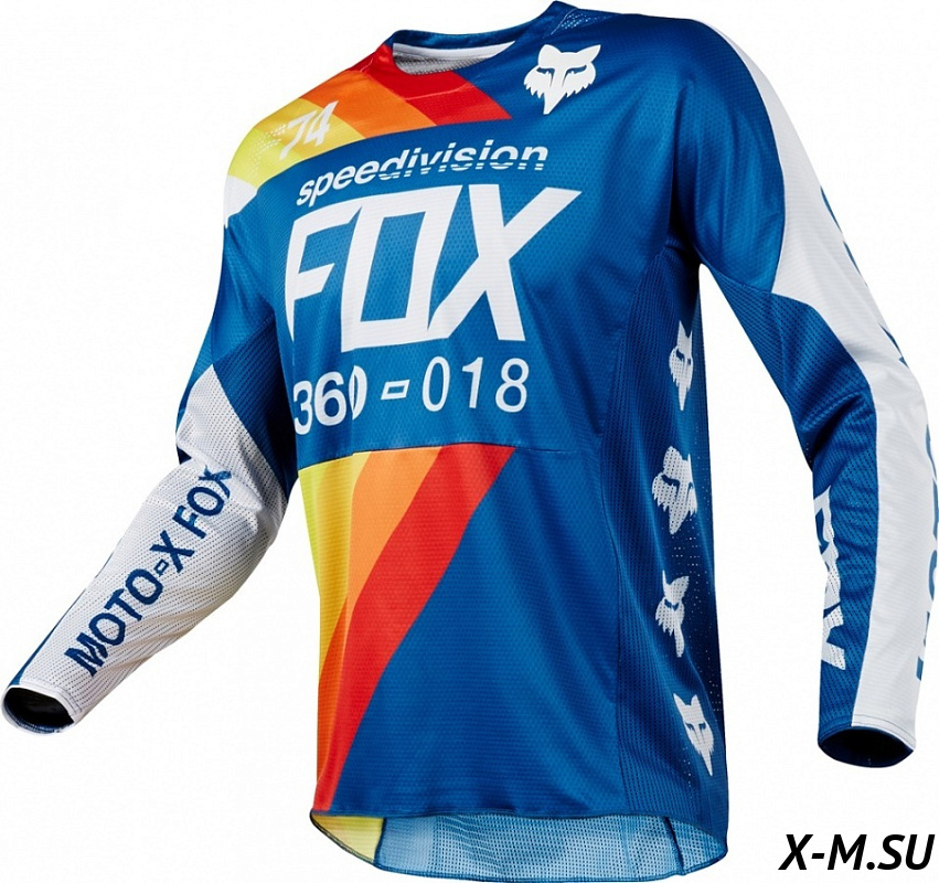 Мотоджерси Fox 360 Draftr Jersey Blue Мотоджерси Fox 360 Draftr Jersey Blue