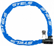 Цепь-замок 85803 в тканевой оплётке с ключом, 6х1200 мм, синий 540044