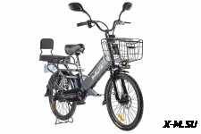 Велогибрид GREEN CITY e-ALFA GL черный