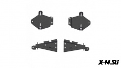 Комплект кронштейнов крепления гусениц для ATV №2 (ATV Динли, лит.рычаги) -&gt;KR021006 КГ.02-00.000