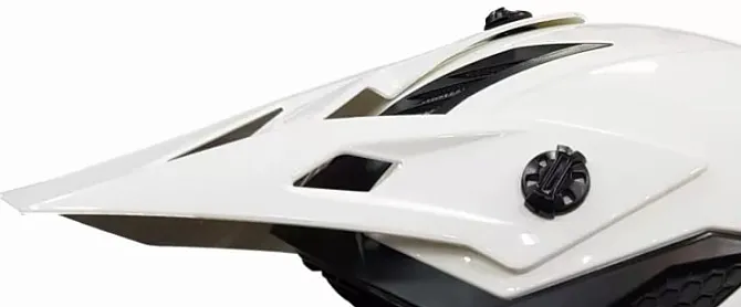 Козырек для шлема Атаки SC-16 белый глянцевый